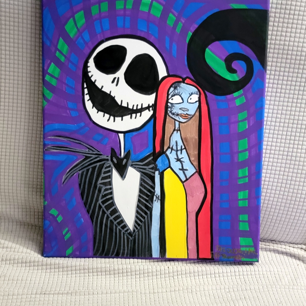 Nightmare Before Christmas Canvas
